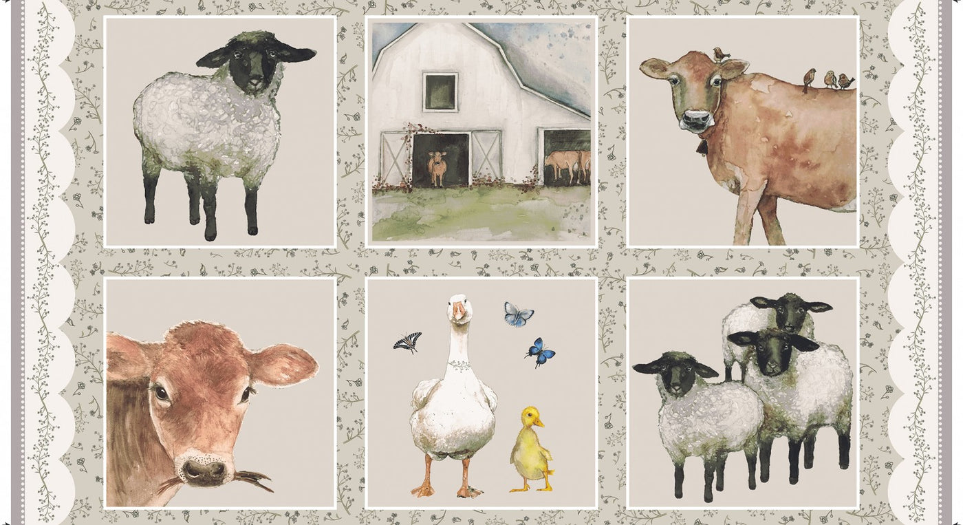 A Beautiful Day Farm Life Panel 60x110 cm - Dawn Rosengren