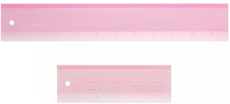 Add a Quarter Ruler Plus Combo Pink