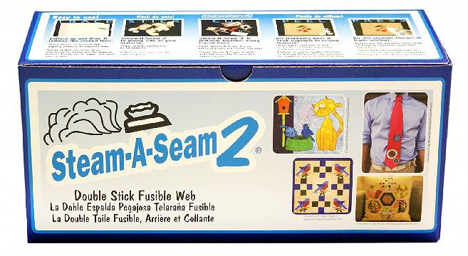 Steam a Seam 2 - 30 cm bredd X 3 mtr ( bla Laura Heine projekt )