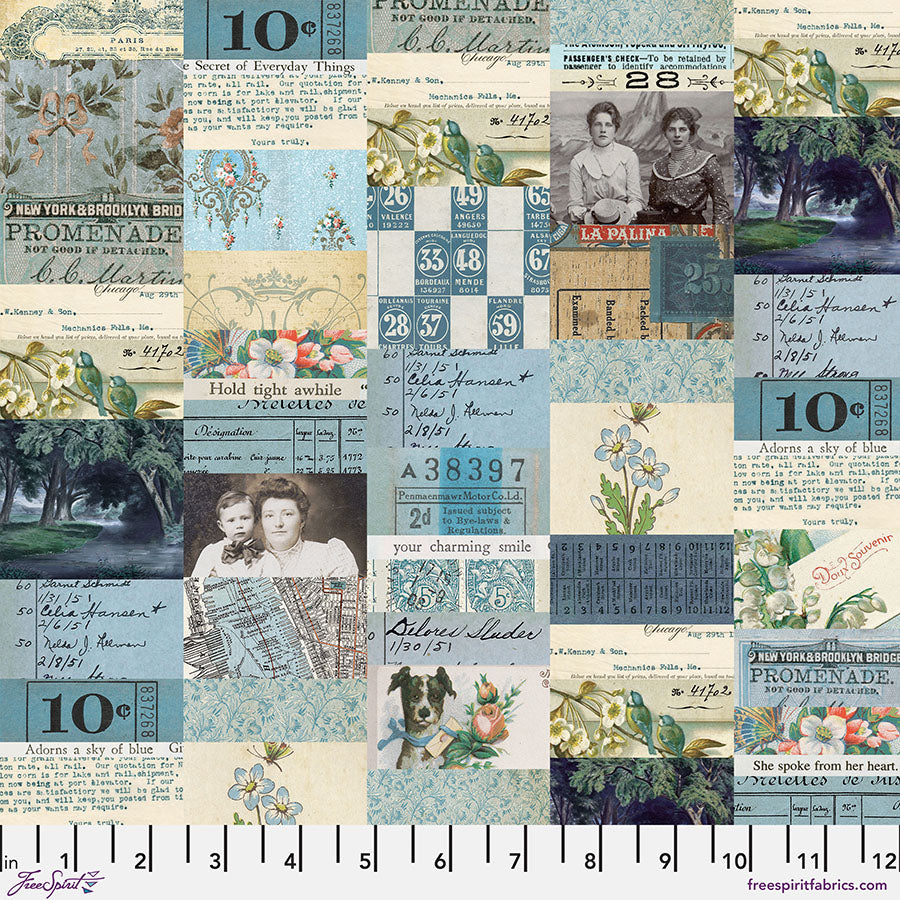 Palette Collage Blue - 50 cm - Tim Holtz