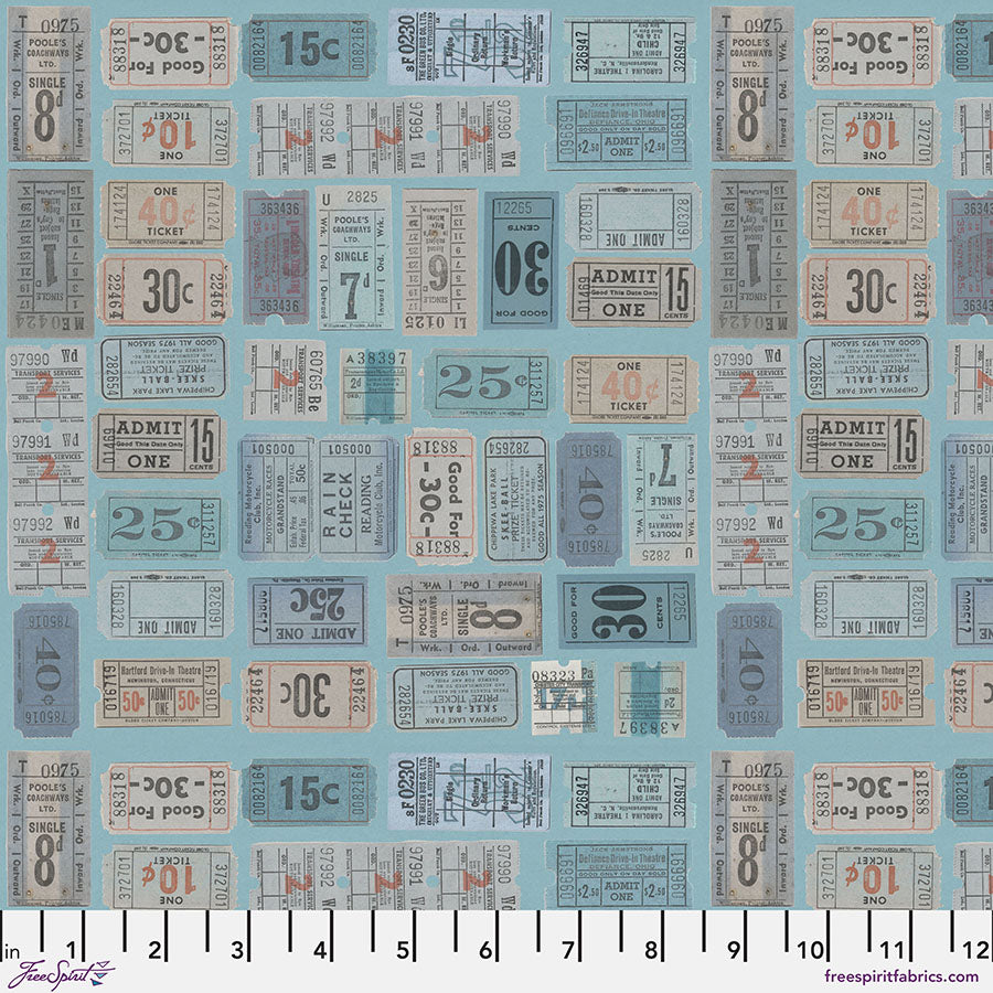 Palette  Blue Tickets - 50 cm - Tim Holtz (
