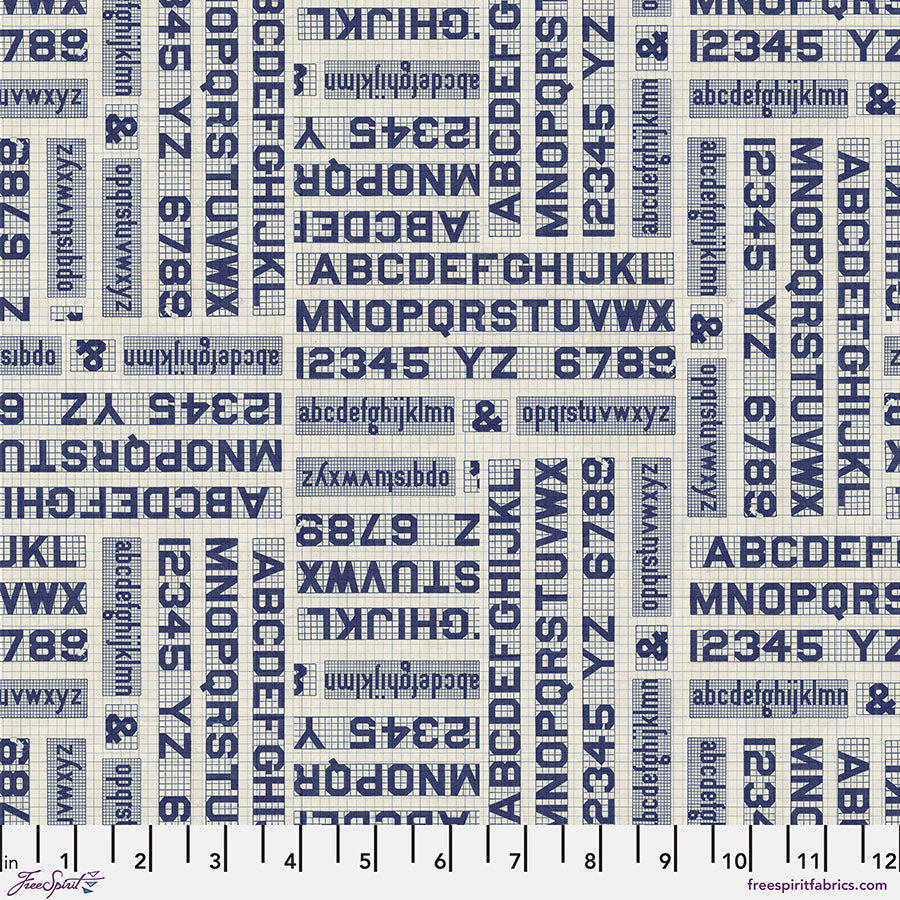 Palette Indigo Typography - 50 cm - Tim Holtz