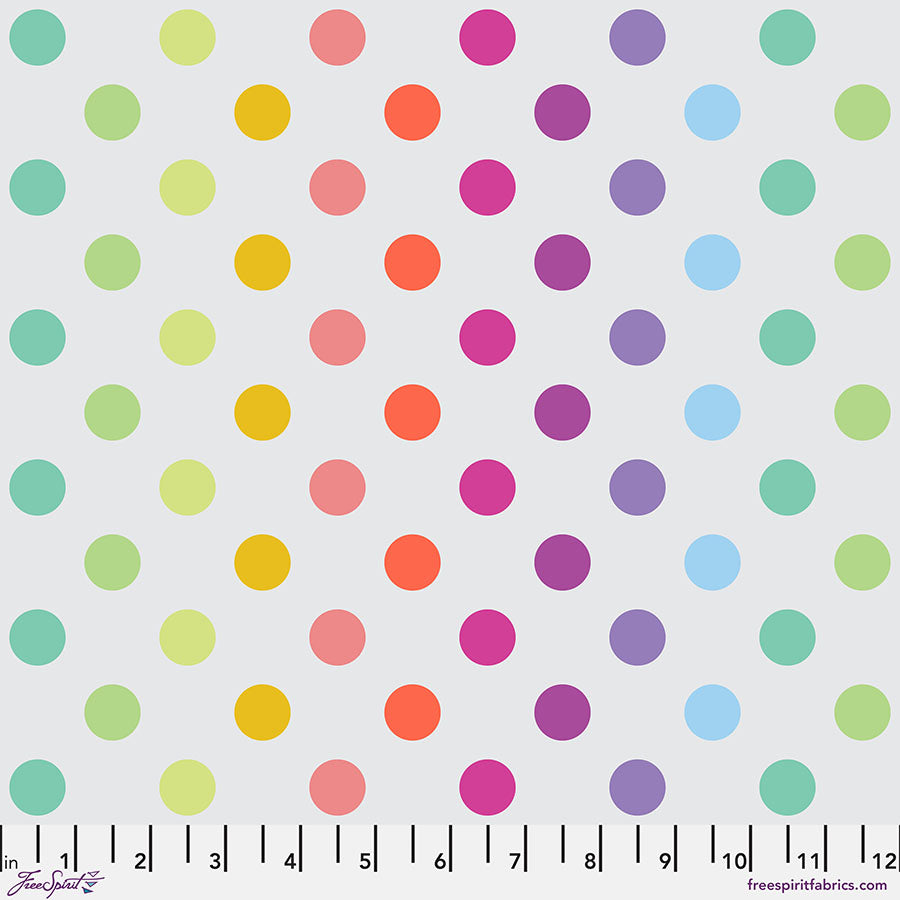 Graywork Disco Poms Whisper - 50 cm - Tula Pink True Colors