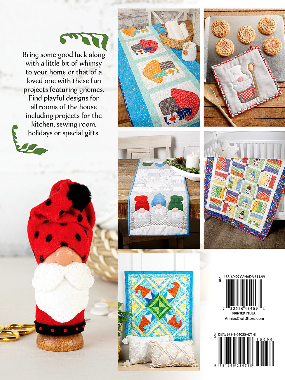 Quilted Gnomes for your Home - Annies Quilting