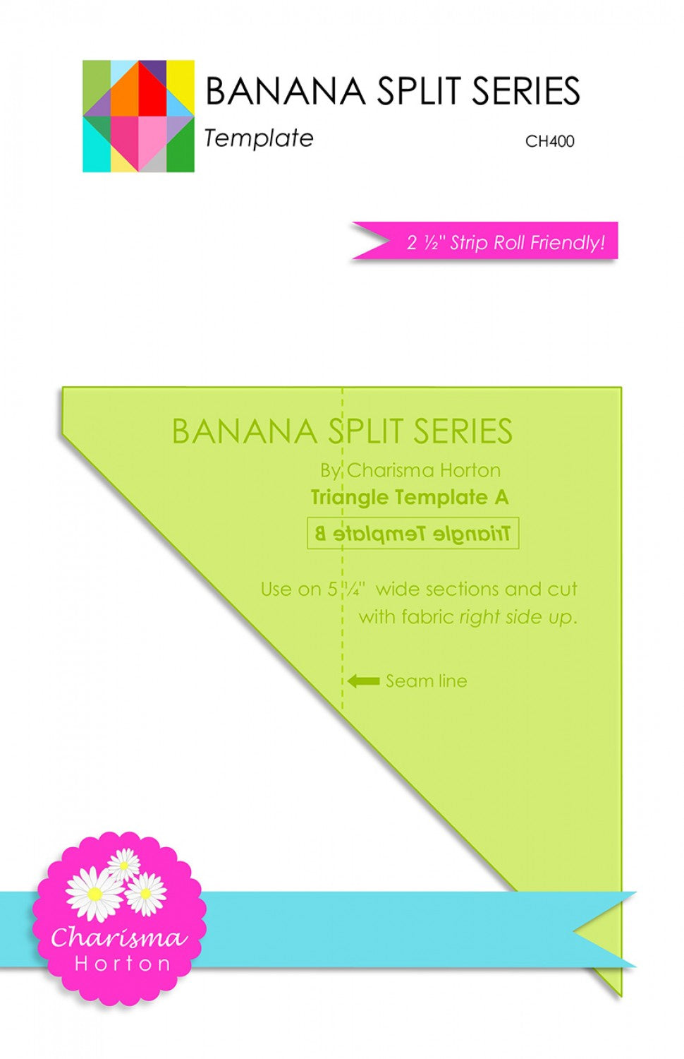 Banana Split Template linjal  och mönster - Charisma Horton