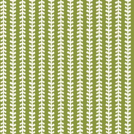 Olive Leaf Stripe - Imagine - 50 cm
