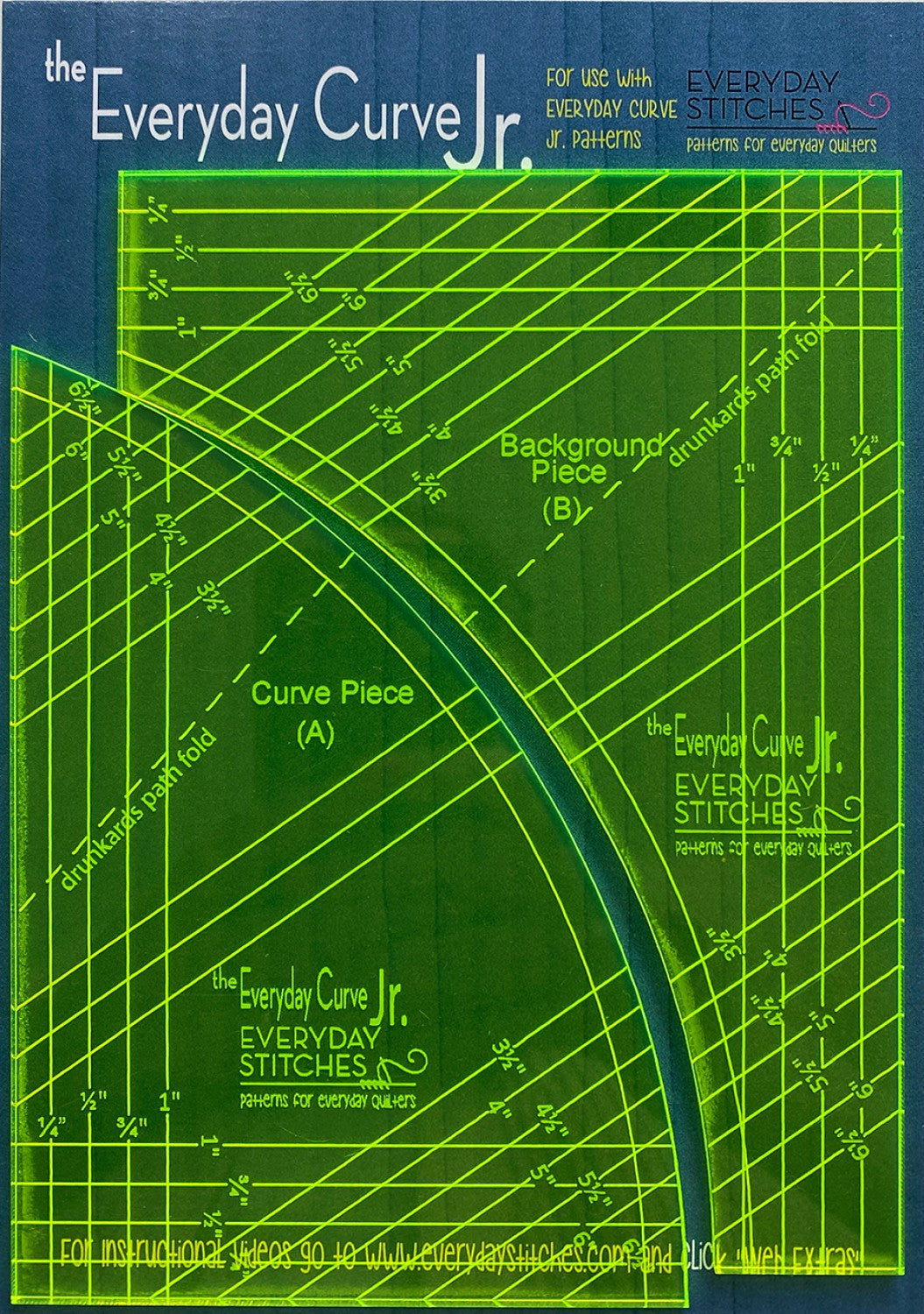 Everyday Curve Template Set Junior - Everyday Stitches