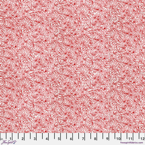 Berry Branch Red Flannel - pr 50 cm -  Tim Holtz - Holidays Past Flannel