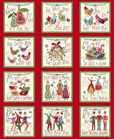 Classic & Scandi Holiday paket (1x91/7x56)  OBS Panelen med 12 days of Christmas inkludert :-)