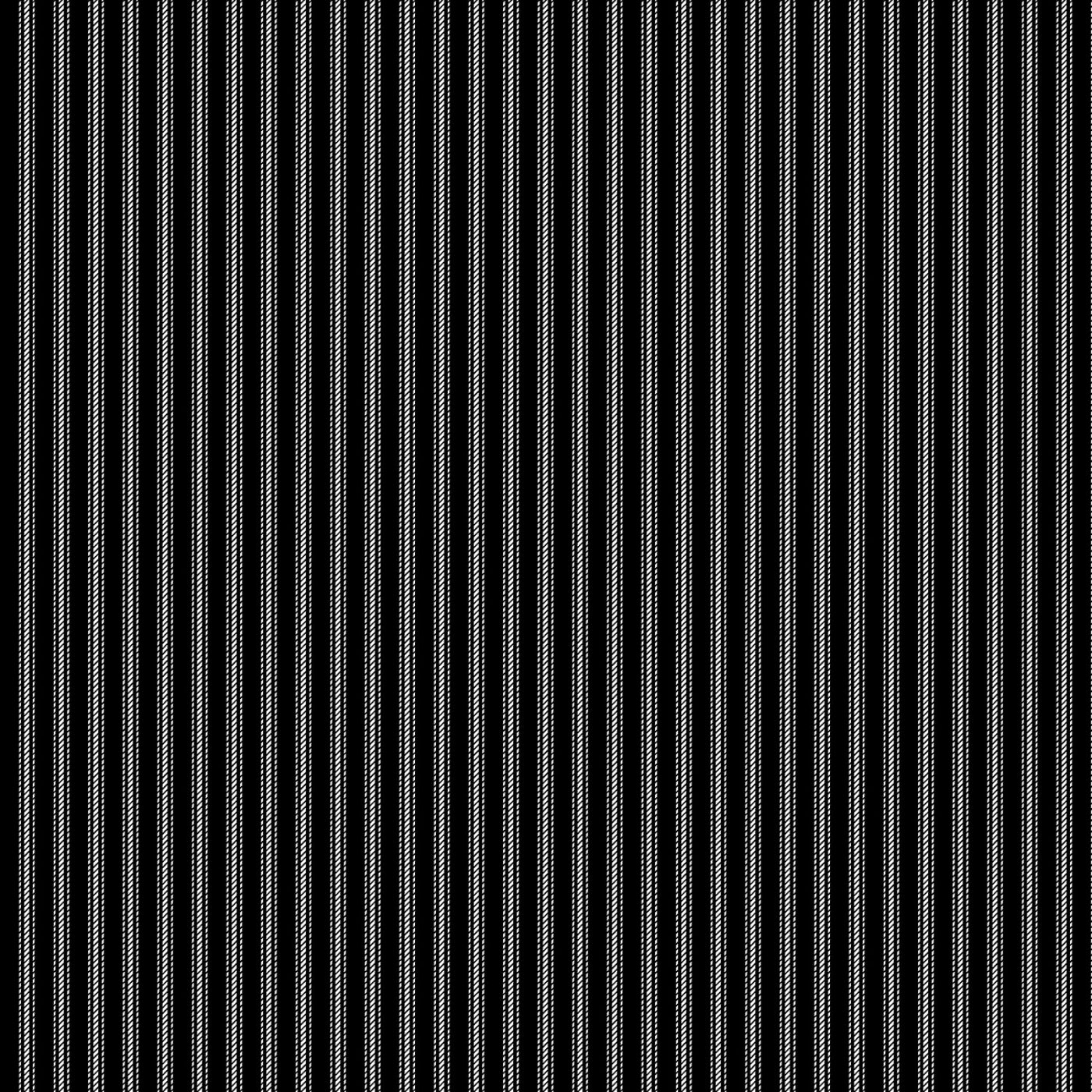 Black White Ticking Stripe - Stitchin Housewifes Stripe  - 50 cm
