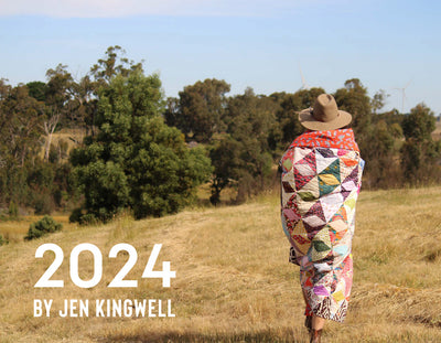 Postcard Project # 12 SIX POINTED STAR Jen Kingwell