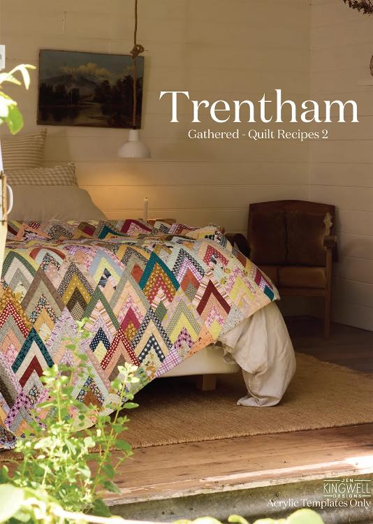 Acrylmallar sett till Trentham Quilt från GATHERED - Quilt Recipes 2 - Jen Kingwell