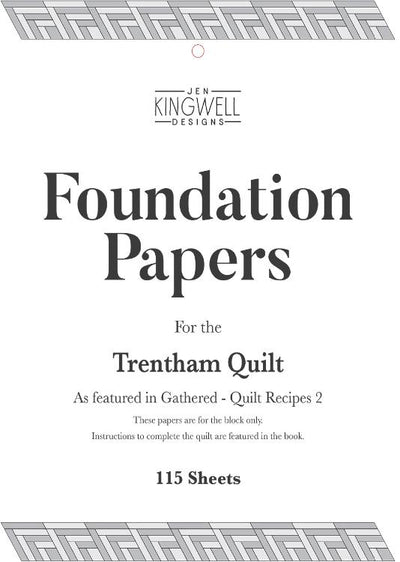 Acrylmallar sett till Trentham Quilt från GATHERED - Quilt Recipes 2 - Jen Kingwell