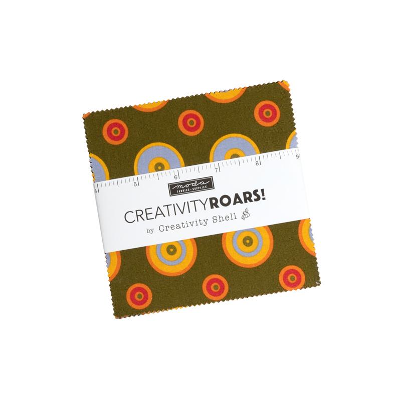 Creativity Roars Charm Pack - charms paket 5x5 inch (42) - Creativity Shell