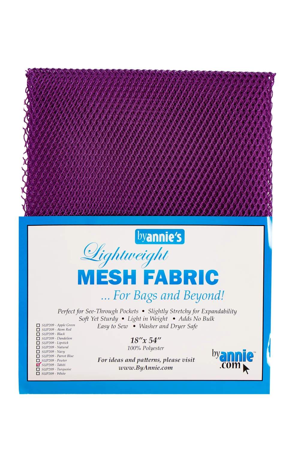 Mesh Fabric Lightweight 18"x 54" Tahiti - ByAnnie