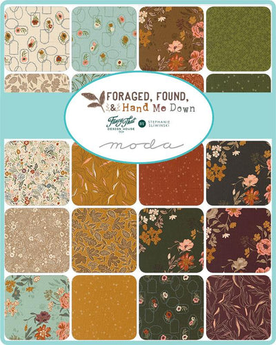 Foraged Found & Hand Me Downs Jelly Roll - mysrulle - 2.5 x 44 inch strips (40) - Fancy That Design House