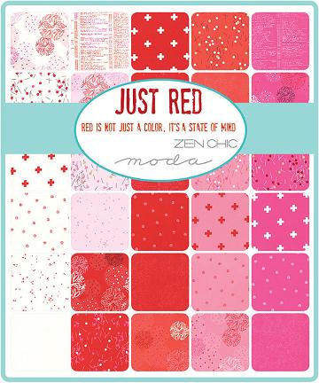Just Red Layer Cake (42) - Brigitte Heitland - Zen Chic