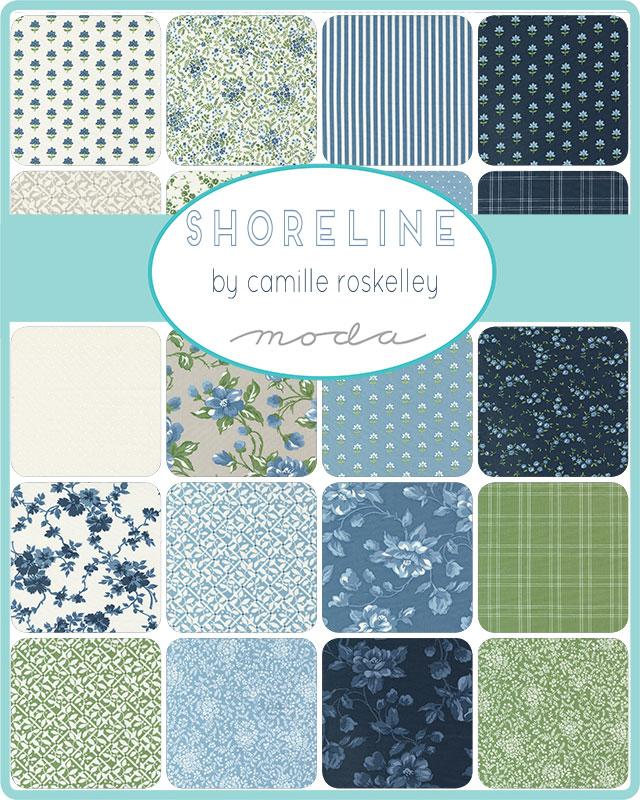 Shoreline Charm Pack - charms paket - 5x5 inch (42) - Camille Roskelley