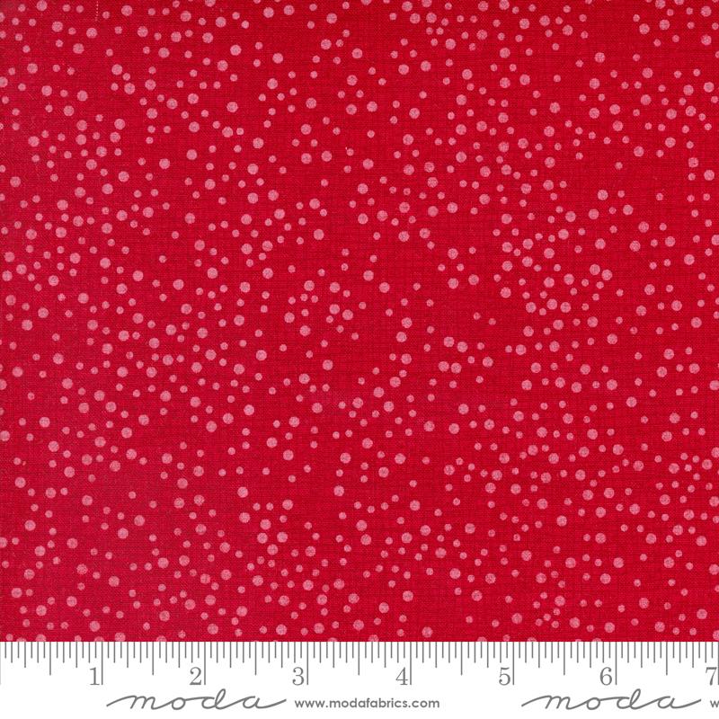 Winterly Dotty Thatched Crimson - 50 cm - Robin Pickens