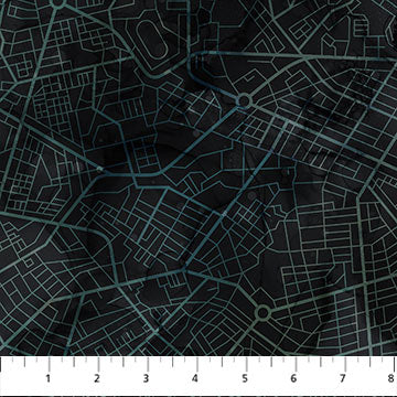 City Harbor Digitaltryck Dark Blue City Map - 50 cm - Deborah Edwards and Melanie Samra