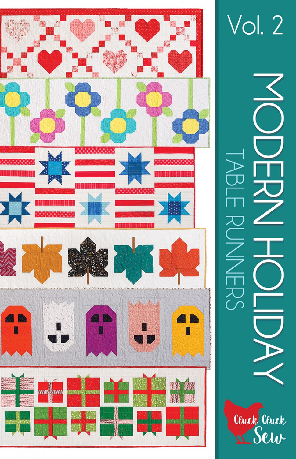 Modern Holiday Vol 2 mönsterhäfte - Cluck Cluck Sew