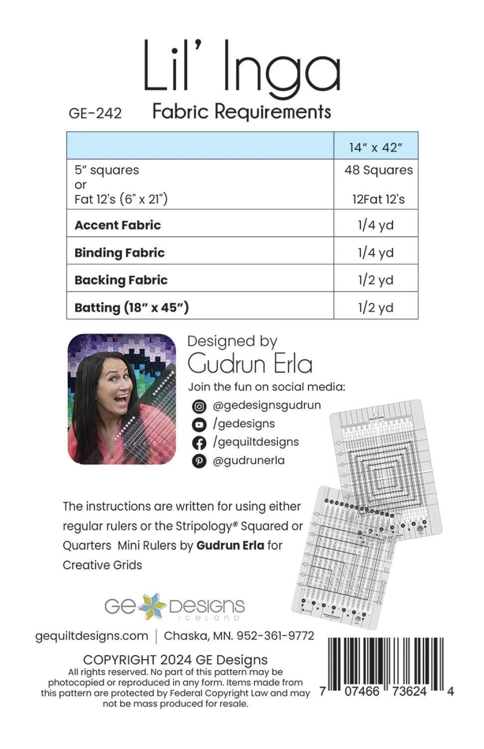 Lil Inga mönster - Gudrun Erla - GE Designs