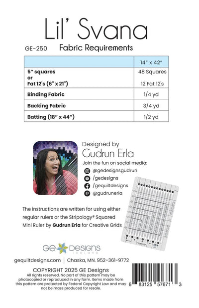 Lil Svana mönster - Gudrun Erla - GE Designs