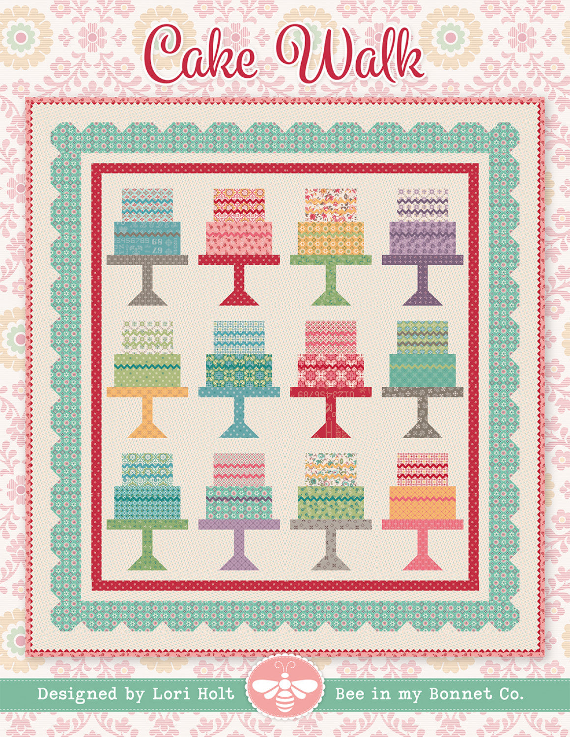 Cake Walk Quilt mönster design Lori Holt - Its Sew Emma