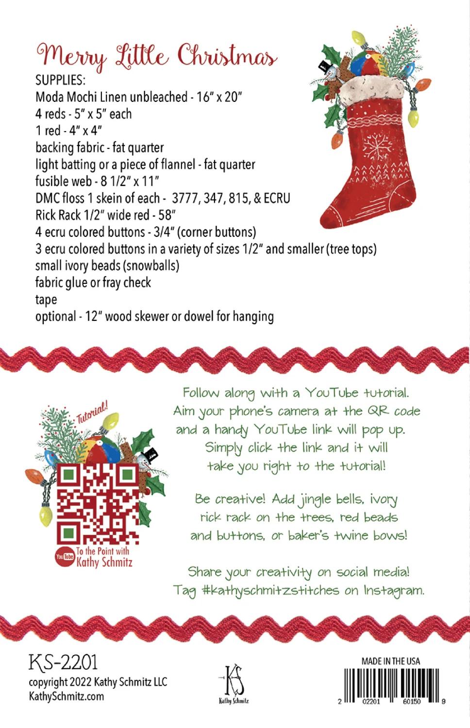 Merry Little Christmas mönster - Kathy Schmits - Favorit i repris .-)
