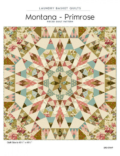 Montana Primrose mönster - Edyta Sitar - Laundry Basket Quilts