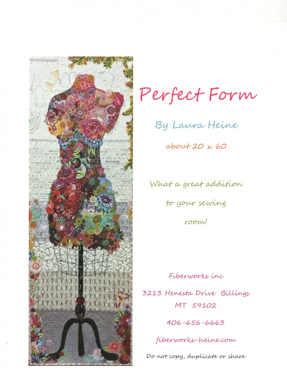 Perfect Form mönster - Laura Heine