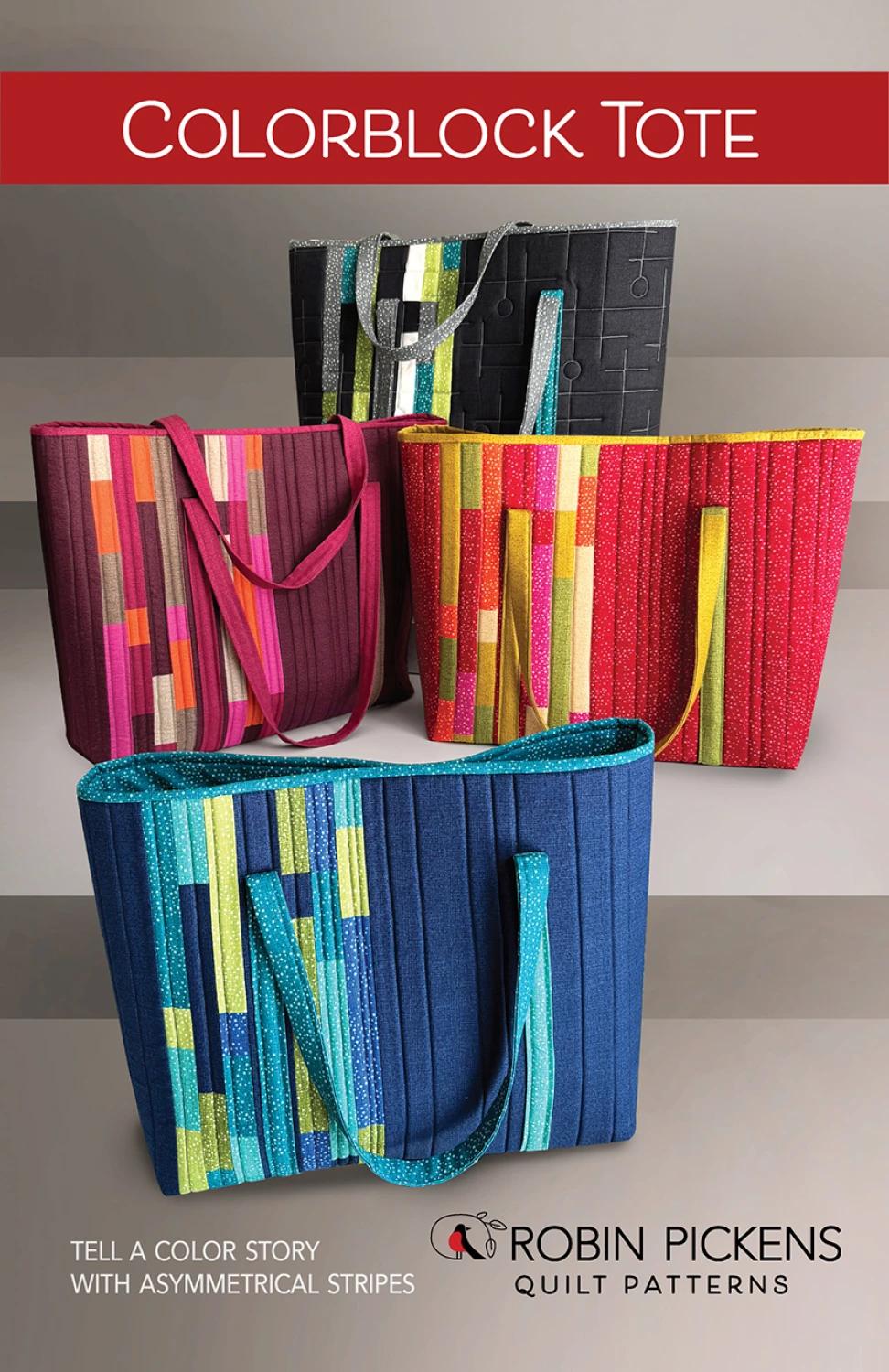 Colorblock Tote mönster - Robin Pickens