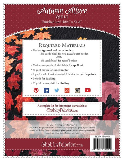 Autumn Allure mönster - Shabby Fabrics