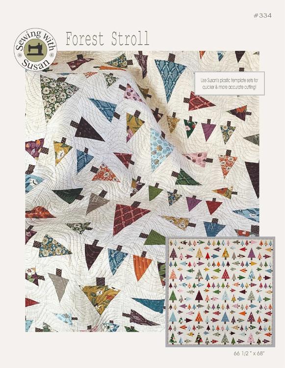 Forest Stroll Quilt mönster - Suzn Quilts