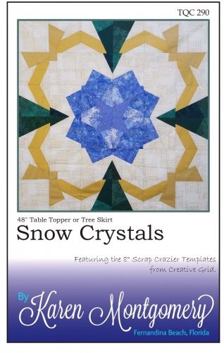 Snow Crystal mönster - Karen Montgomery - The Quilt Company