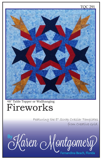 Fireworks mönster - Karen Montgomery - The Quilt Company