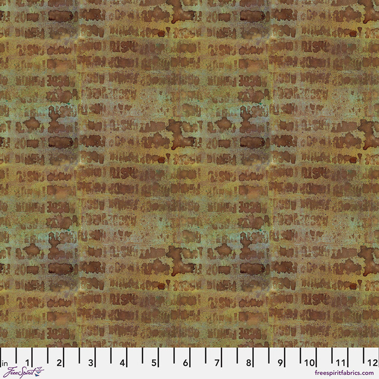 Alphabet City Rust / On Your Mark - pr 50 cm - Seth Apter