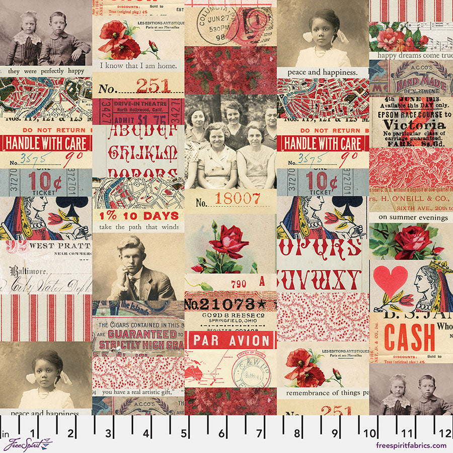 Palette Red Collage - 50 cm - Tim Holtz