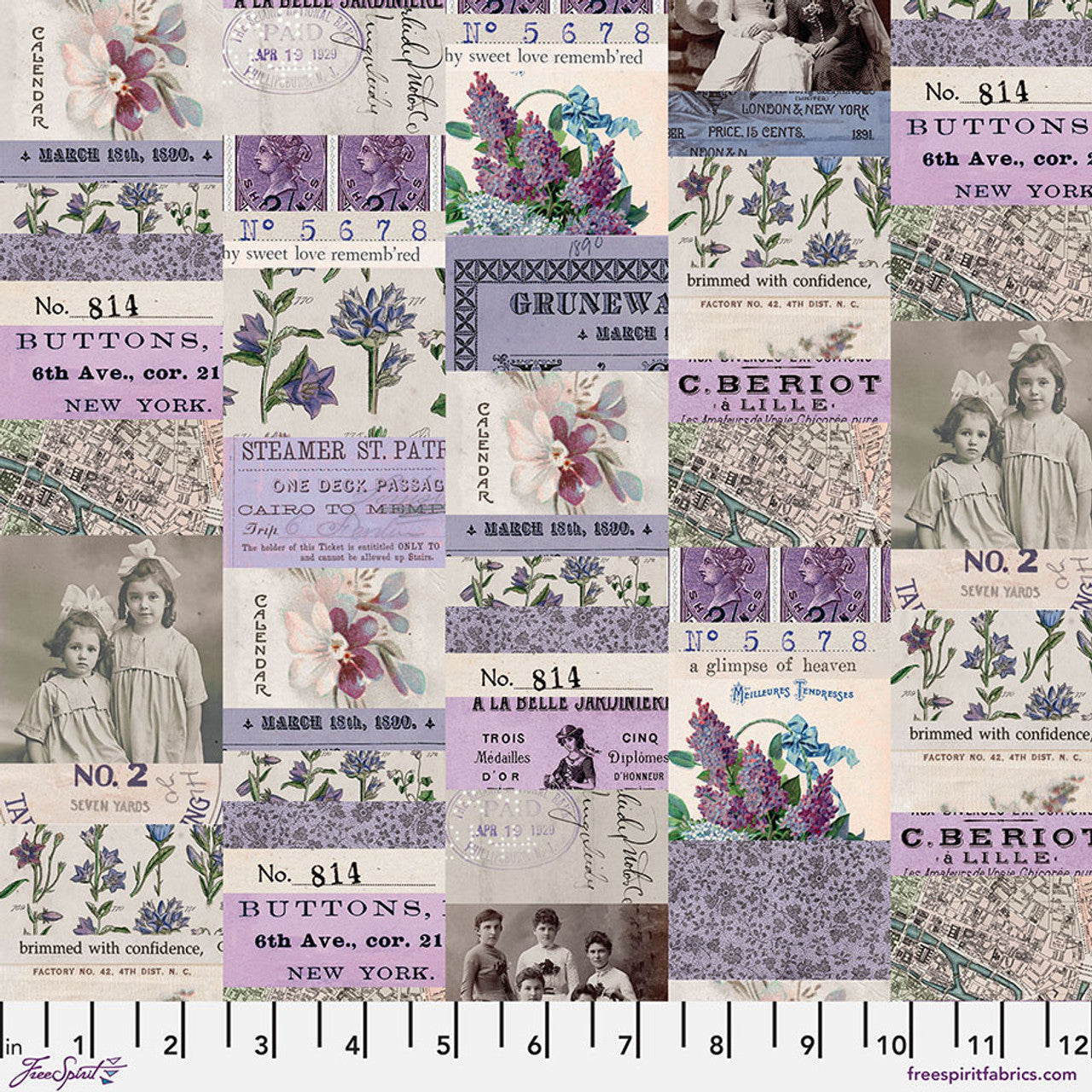 Palette  PURPLE  Vintage - 50 cm - Tim Holtz