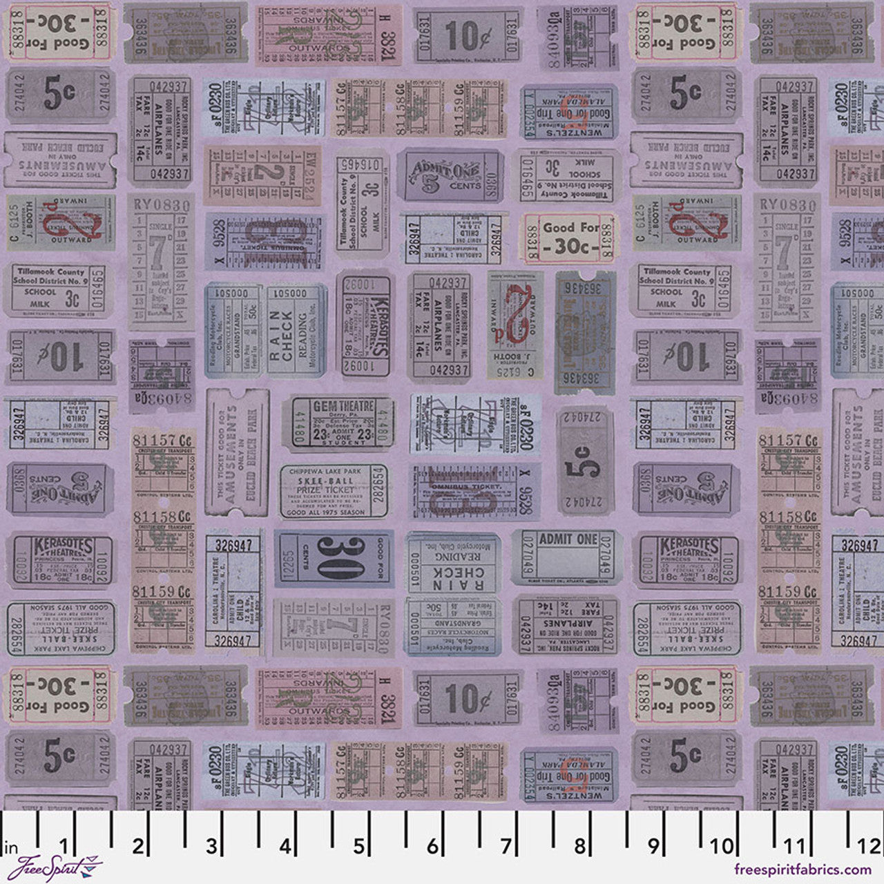 Palette  PURPLE Tickets - 50 cm - Tim Holtz