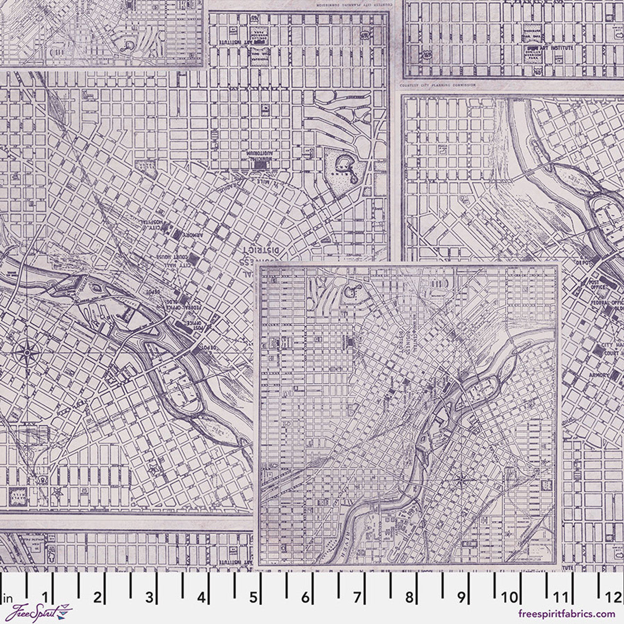 Palette  PURPLE Map - 50 cm - Tim Holtz