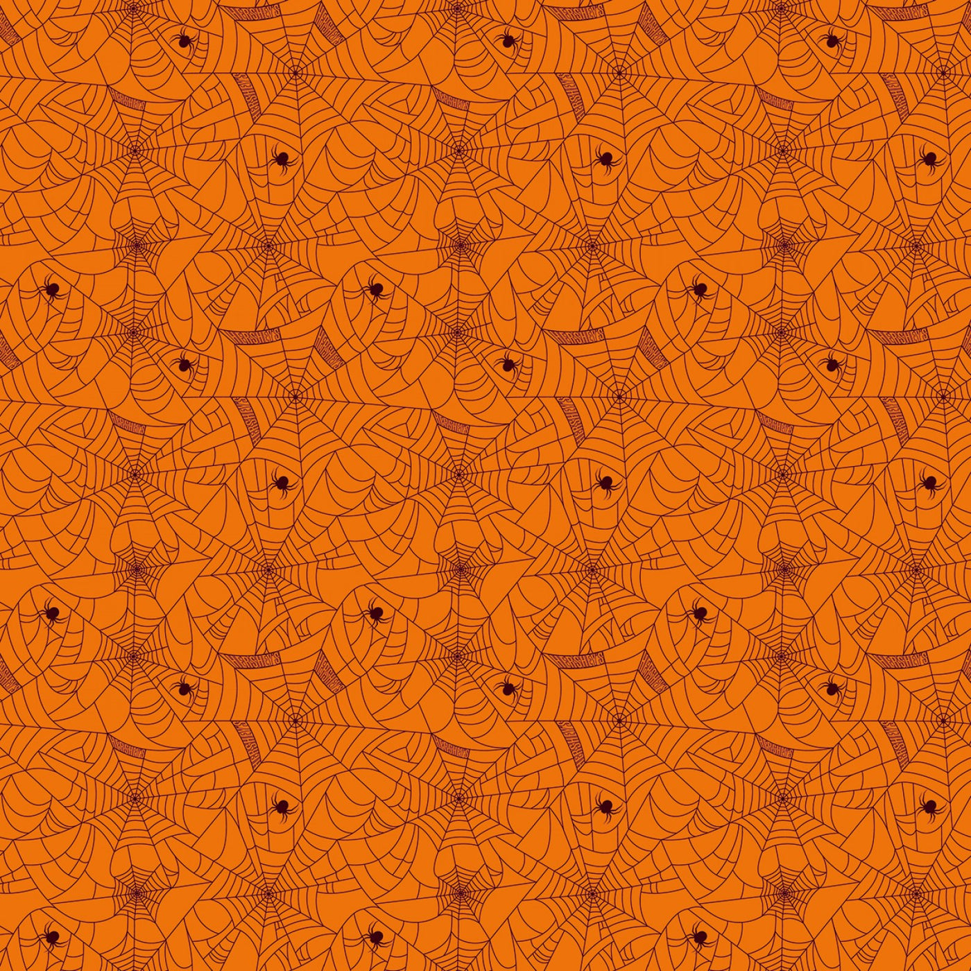 Hershey Halloween -Orange Spiderweb - 50 cm