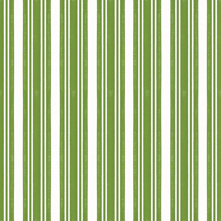 Green White Stripe - Classic Christmas - pr 50 cm - Riley Blake