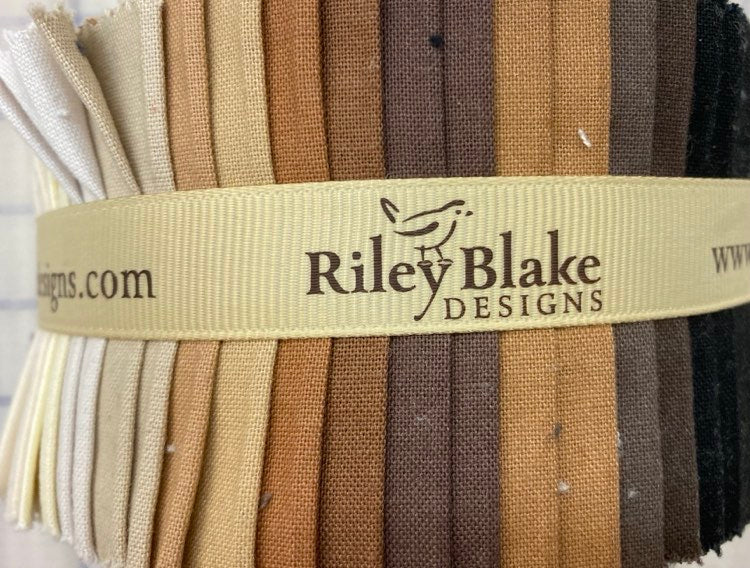 Neutral jelly roll - mysrulle 2,5 inch  (40)  - Riley Blake