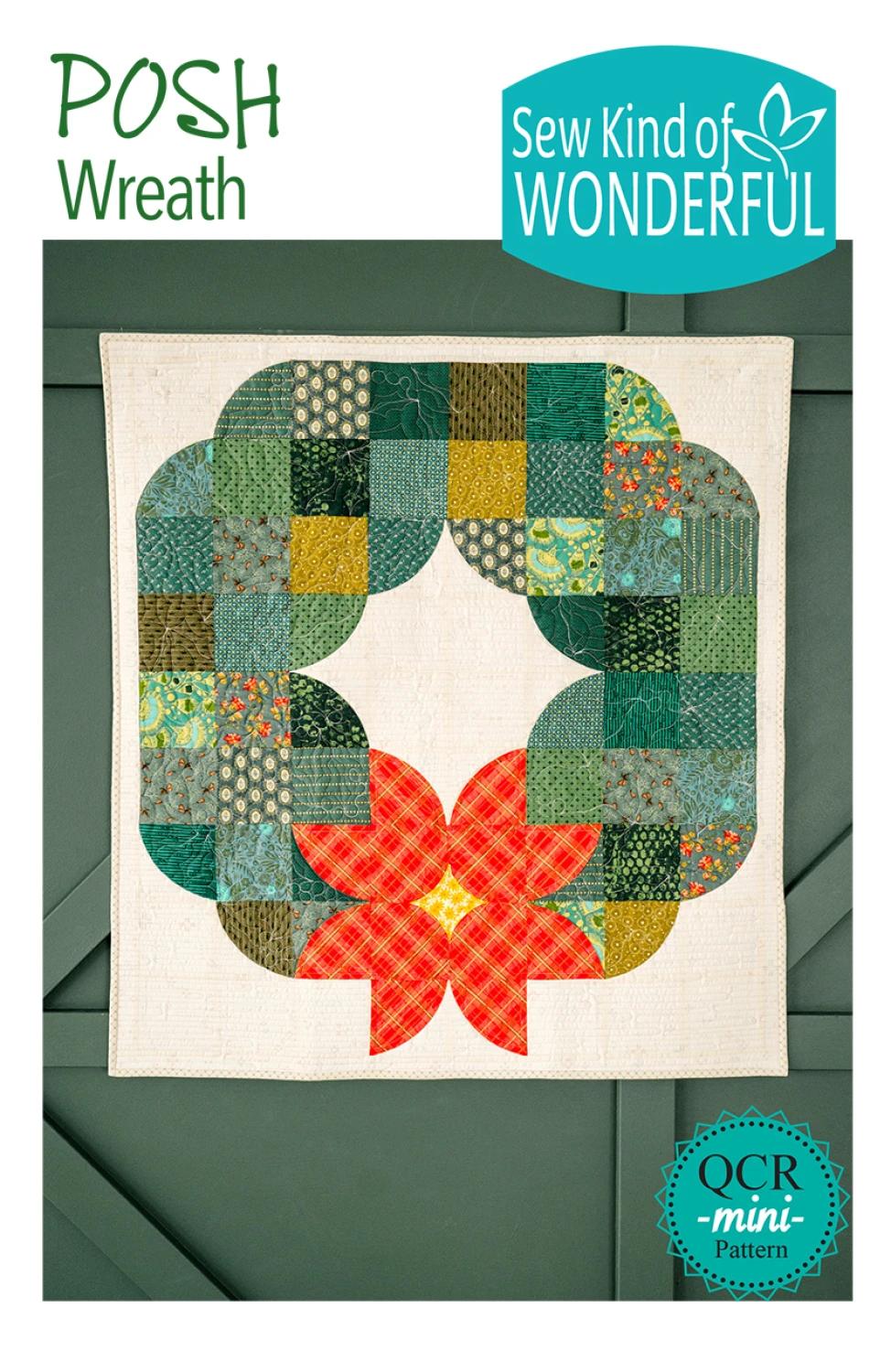 Posh Wreath mönster - Sew Kind of Wonderful
