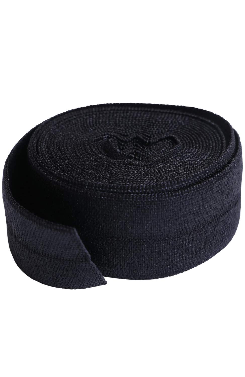 Fold-over Elastic 3/4in x 2yd Black - ByAnnie