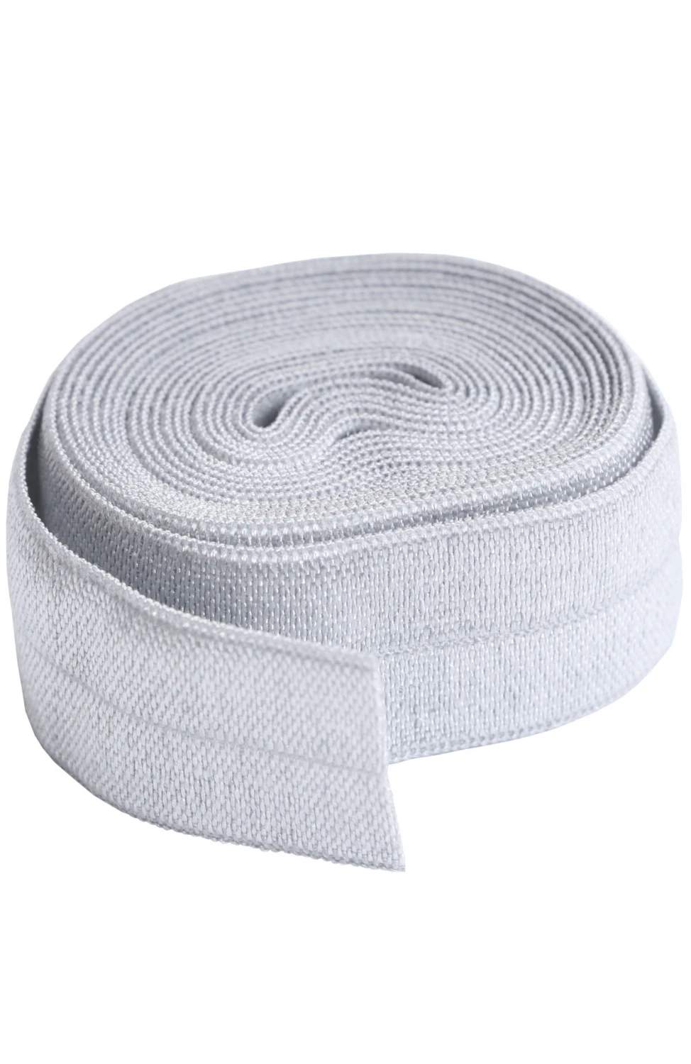 Fold-over Elastic 3/4in x 2yd Pewter - ByAnnie