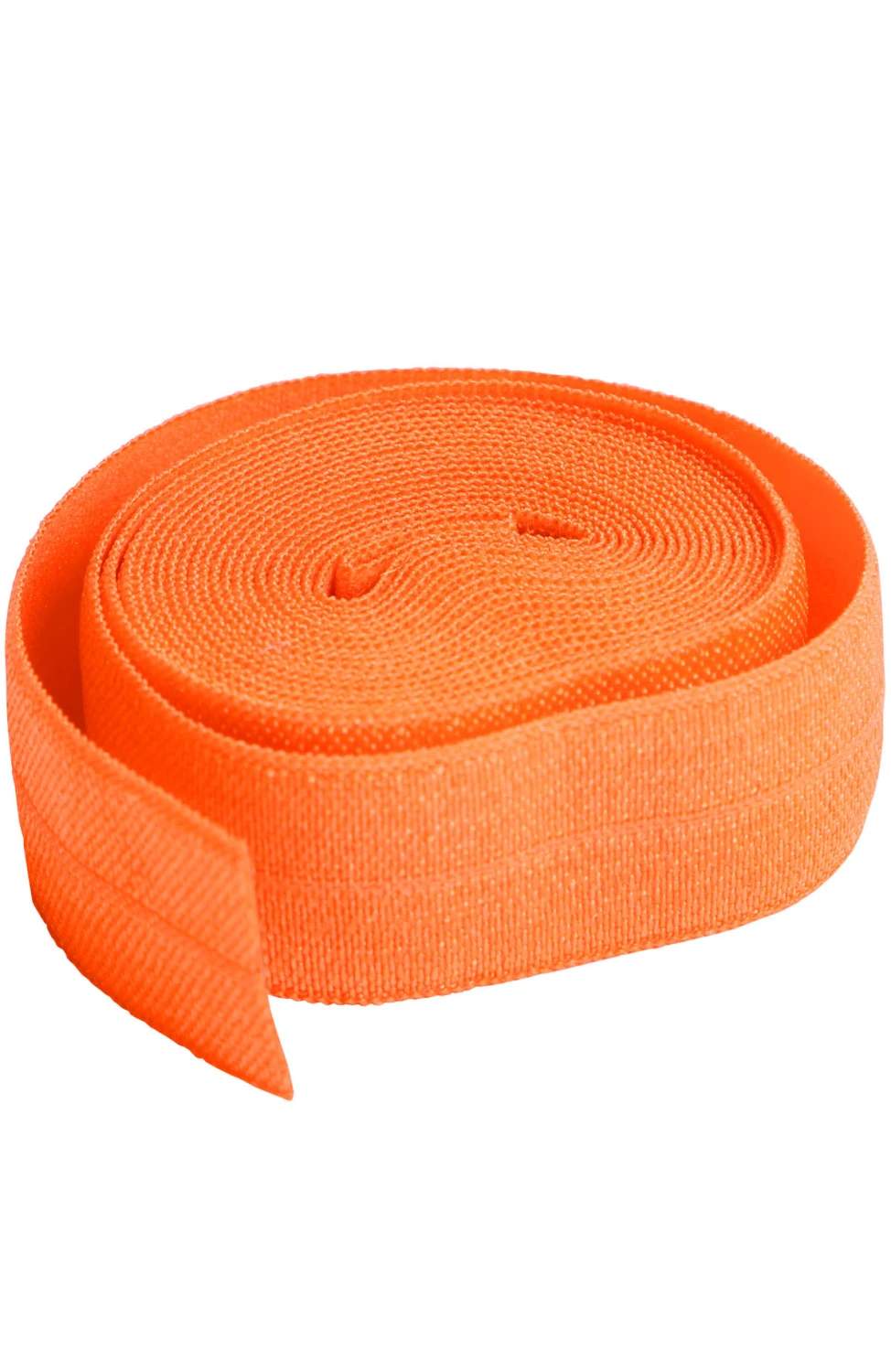 Fold-over Elastic 3/4in x 2yd Pumpkin - ByAnnie