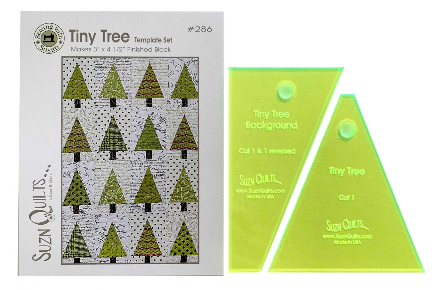 Tiny Tree akrylmallar sett  - Suzn Quilts