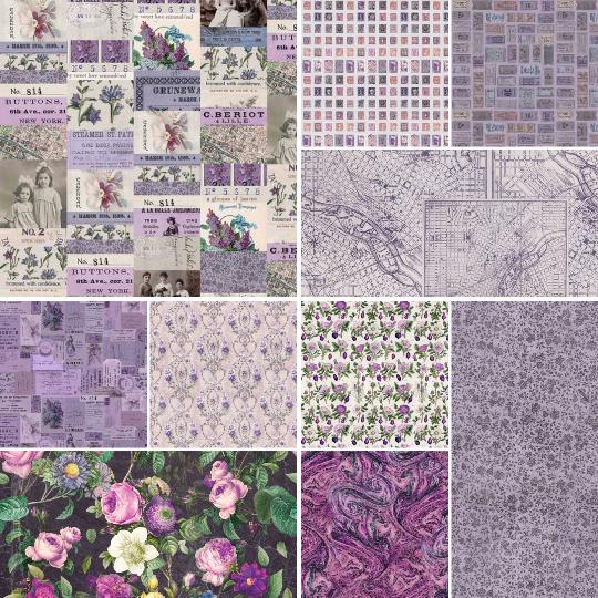 Palette PURPLE Halvpack (10x28)  - Tim Holtz